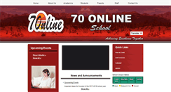 Desktop Screenshot of 70online.district70.org
