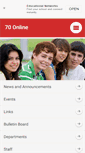 Mobile Screenshot of 70online.district70.org